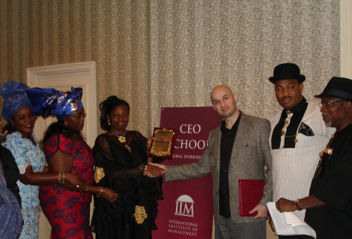 CEO Award - Nigeria Government Leadership Strategy Workshops - Med Jones - International Institute of Management - USA - Las Vegas