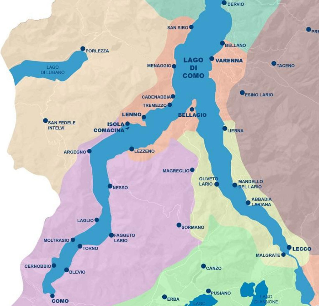 TrainingConference in Lake Como, Italy Map